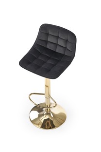 H120 bar stool, gold / black