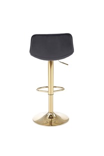 H120 bar stool, gold / black