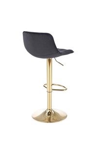 H120 bar stool, gold / black