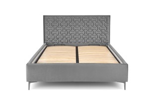 MODULO W2 łóżko 160 - wezgłowie popiel tap. Monolith 85