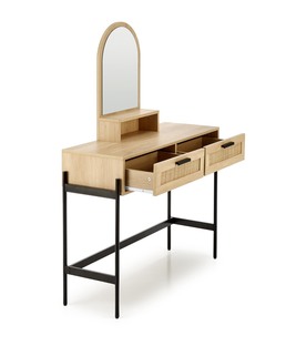 CARMEN konsolka naturalny / czarny