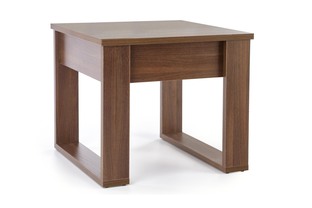 NEA SQUARE coffee table, dark walnut