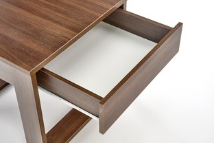 NEA SQUARE coffee table, dark walnut