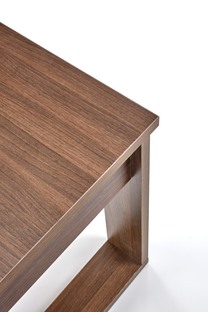 NEA SQUARE coffee table, dark walnut