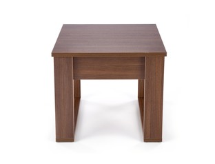 NEA SQUARE coffee table, dark walnut