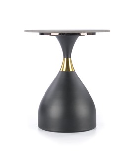 SCALITA ława czarny marmur / czarny/ złoty