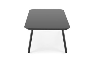 ROCCA garden set (sofa + 2 chairs + coffee table), dark grey / light grey