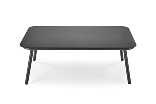 ROCCA garden set (sofa + 2 chairs + coffee table), dark grey / light grey