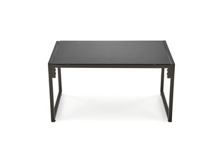 SHARK garden set (sofa + 2 chairs + coffee tables), black / cappuccino