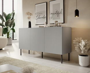 ASENSIO KM-1 chest, light grey / black