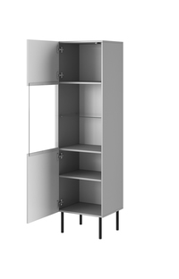 ASENSIO KM-1 display cabiner, light grey / black