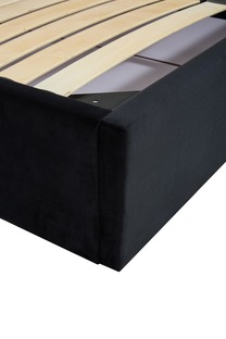 PALAZZO łóżko 160, czarny / złoty