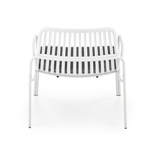 MELBY leisure chair, white / grey