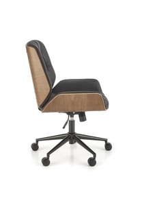 GAVIN chair, walnut / black