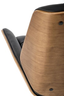 GAVIN chair, walnut / black