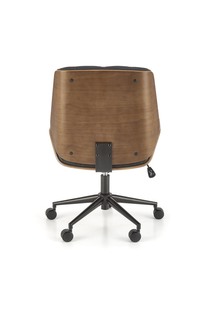 GAVIN chair, walnut / black