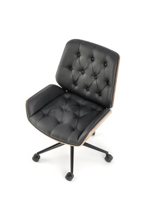 GAVIN chair, walnut / black