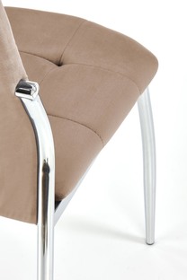 K416 krzesło beżowy velvet
