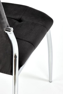K416 krzesło czarny velvet
