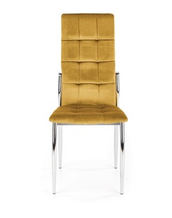 K416 krzesło musztardowy velvet