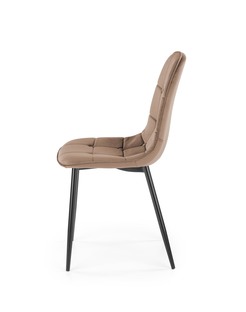 K417 krzesło beżowy velvet