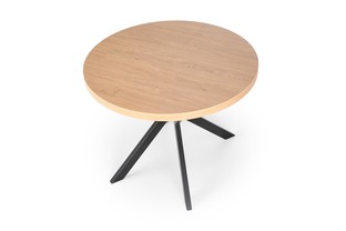 PERONI table golden oak/black