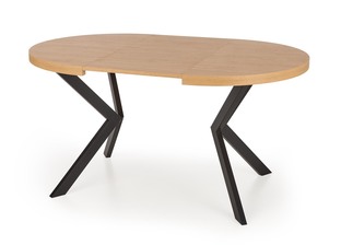 PERONI table golden oak/black