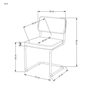 K510 chair, grey
