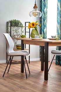 GINO table votan oak/black