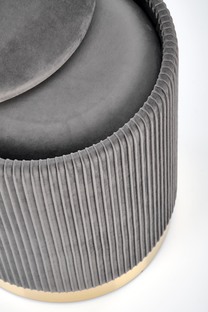 MONTY set of two stools: color: grey