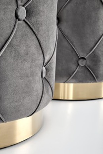 POLLY set of two stools, color: grey