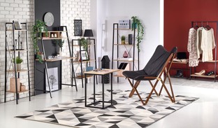 NARVIK REG2 czarny / dąb sonoma (1p=1szt)