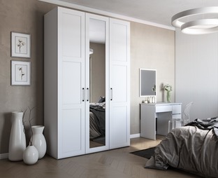 FORMO system szaf modułowych - FRONT F3 z lustrem biały