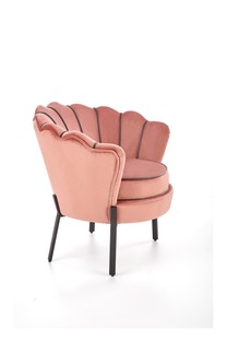 ANGELO leisure armchair pink / black