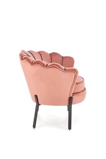 ANGELO leisure armchair pink / black
