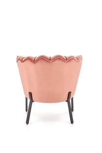 ANGELO leisure armchair pink / black