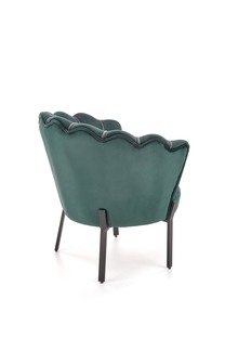 ANGELO leisure armchair dark green/ black
