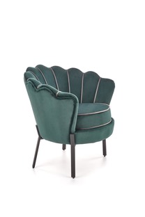 ANGELO leisure armchair dark green/ black