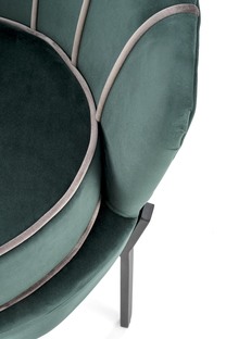 ANGELO leisure armchair dark green/ black