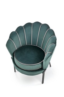 ANGELO leisure armchair dark green/ black