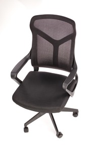 SANTO swivel armchair, black