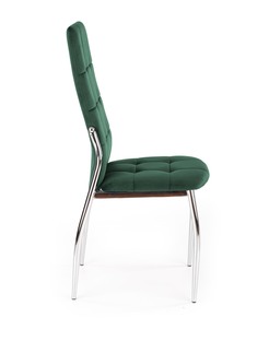 K416 krzesło ciemny zielony velvet (1p=4szt)