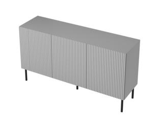 ASENSIO KM-1 chest, light grey / black