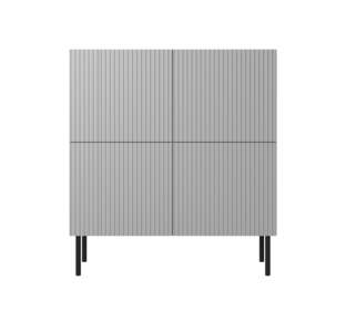 ASENSIO KM-2 chest, light grey / black