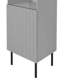 ASENSIO KM-1 display cabiner, light grey / black