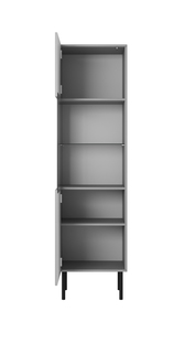 ASENSIO KM-1 display cabiner, light grey / black