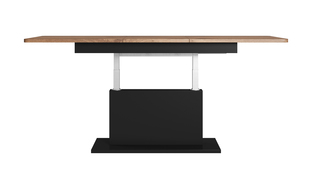 BUSETTI, c.table, wotan oak / black mat
