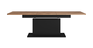 BUSETTI, c.table, wotan oak / black mat