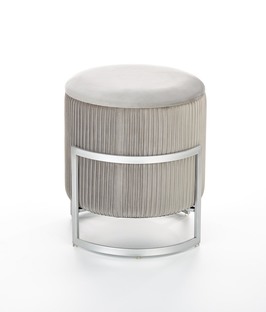 CRICKET pouffe color: light grey