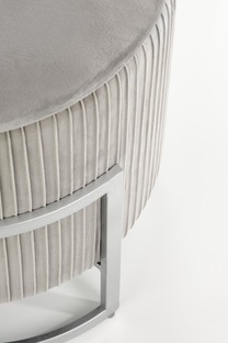 CRICKET pouffe color: light grey